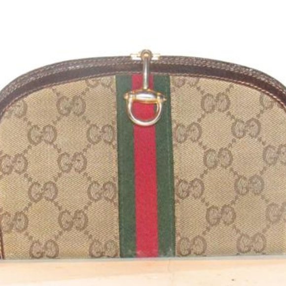 Rare Early Gucci Brown Large G Semi-circular - Picture 9 of 12